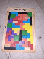 Holz Puzzle Einlegepuzzle Tetris
