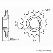 Ritzel vorne 15 Zähne