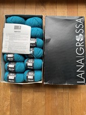 Lana Grossa Meriono Farbe 550 (hellblau) Superfein ca 50 Gramm = ca. 160m