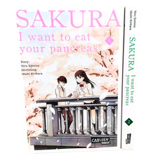 Sakura I want to eat your pancreas Manga komplett Band 1-2 Deutsch Carlsen