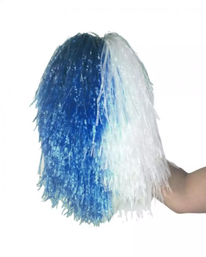 Blau weißer cheerleader - blau-weißer,