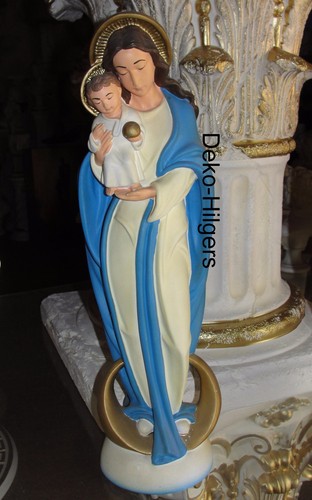 Figur skulptur maria kind - maria,