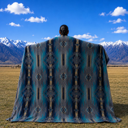Handwoven queen alpaca native - handwoven,