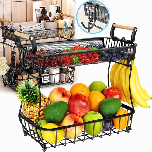 Obst gemüsekorb stöckiger - obst-gemüsekorb, 2-stöckiger