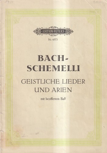 Noten bach schemelli - noten:, bach,