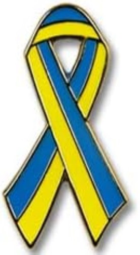 Ukraine schleife pin - schleife, mit