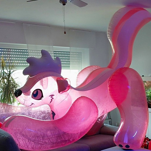 Inflatable world pink - world, skunk