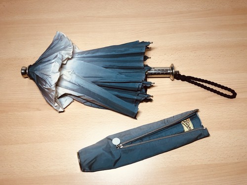 Alter knirps regenschirm grau - alter,