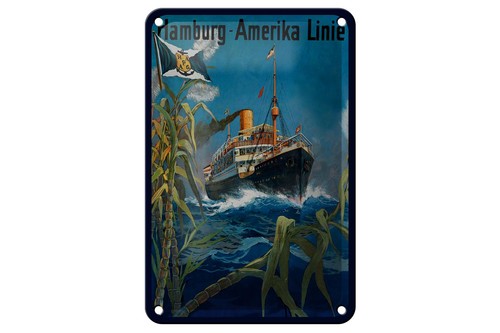 Blechschild reise 12x18 - blechschild, cm