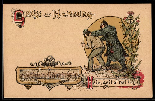 Künstler hermann de - künstler-ak,