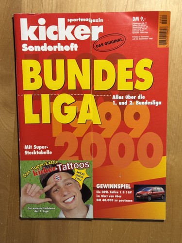 Kicker sonderheft bundesliga - kicker,