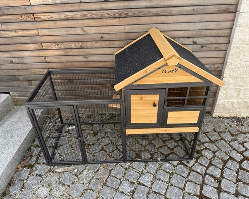 Pawhut kaninchenstall aus - pawhut,