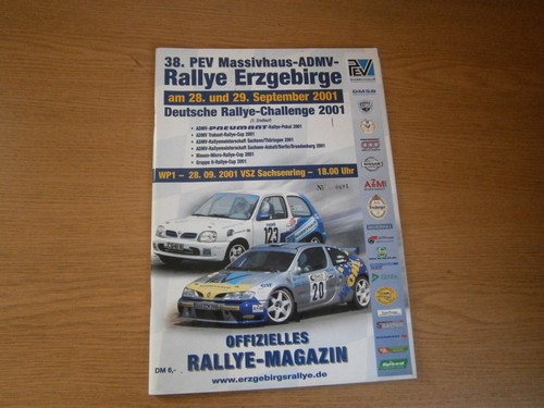 Rennprogramm admv rallye - 38.,