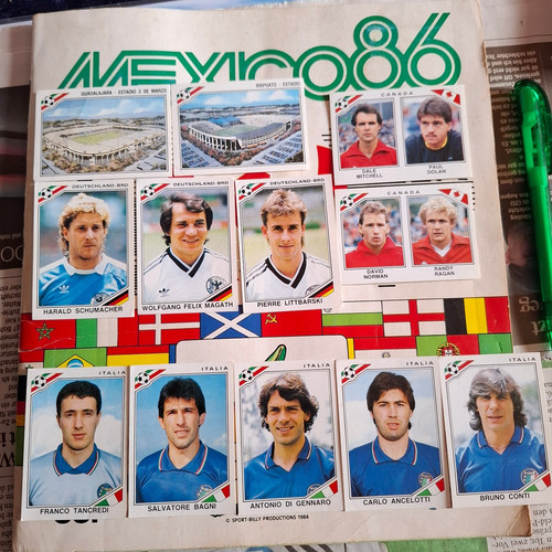 Panini fußball mexico 86 - wm,