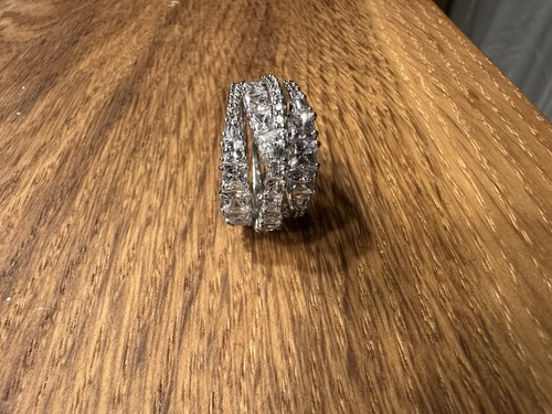 Hyperbola swarovski ring - ring, mit
