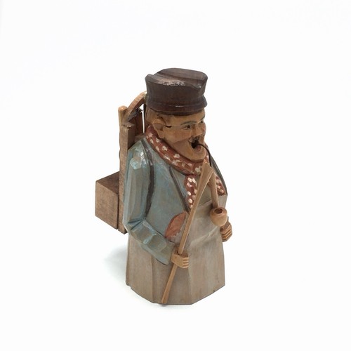 Alte holz figur - holz, räuchermann
