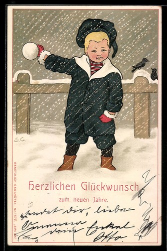 Künstler gertrud caspari - künstler-ak,