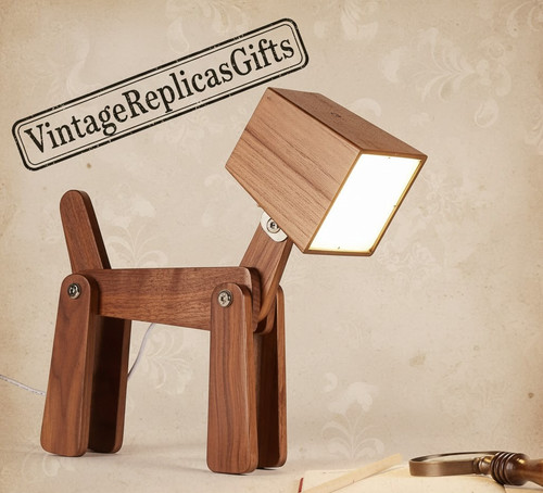 Holz hund led - holz,