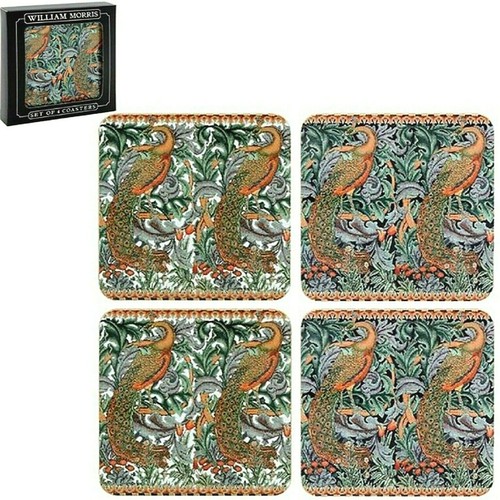 4er set untersetzer peacock - 4er,