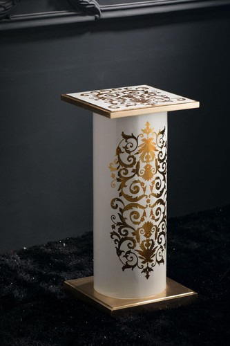 Keramik säule elfenbein mit - säule,