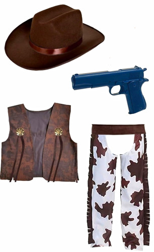 Kinder cowboy kostüm - kinder,