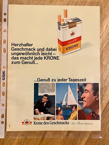 1967 krone cigaretten - krone,