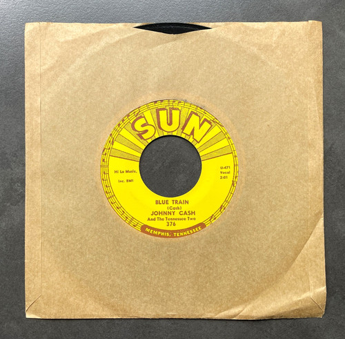 Johnny cash blue train - 7",