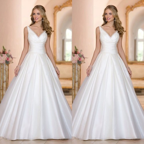Elegante brautkleider satin - elegante,