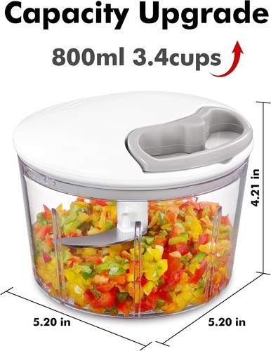 Zwiebelschneider 800ml manuell - 800ml,