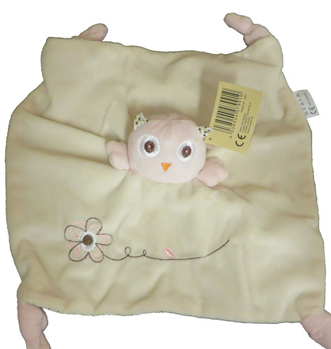 Schnuffeltuch eule - schnuffeltuch,