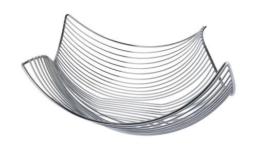 Obstkorb silber chrome - obstkorb,