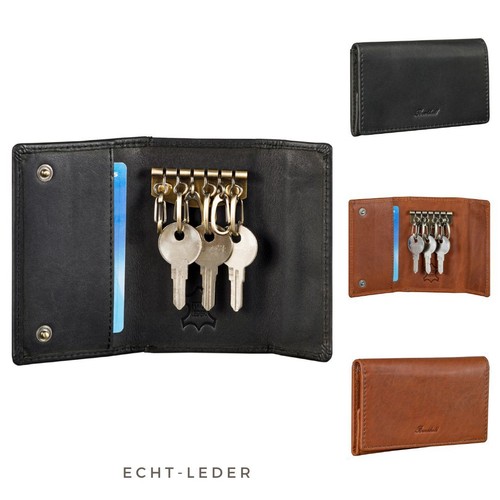 Schlüsselmappe echt leder - echt,