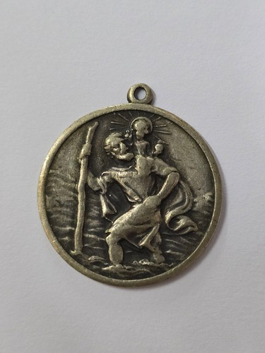 835 silber christophorus - silber,
