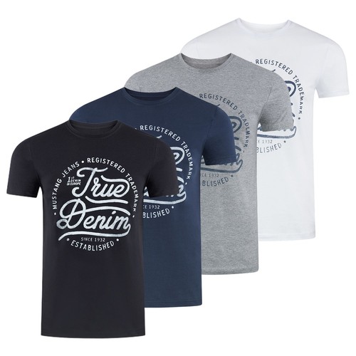 Mustang herren shirt - mustang, t-shirt