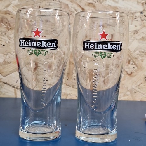 Heineken pint bierglas - 3x,