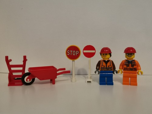 Lego bauarbeiter minifiguren - bauarbeiter,