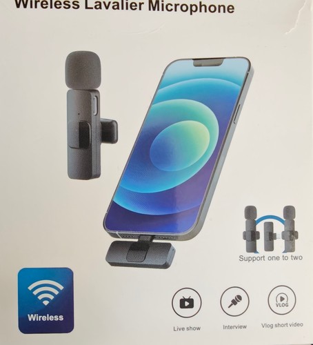 Lavalier mikrofon wireless - mikrofon,