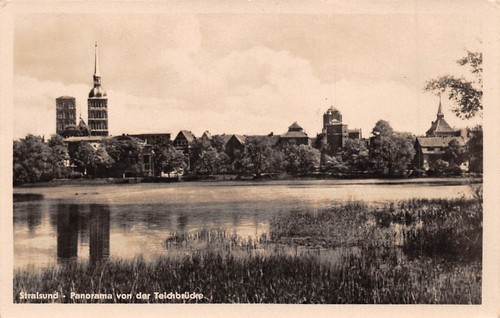 Stralsund panorama von der - von,