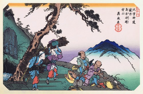 Hiroshige eisen kisokaido - -,