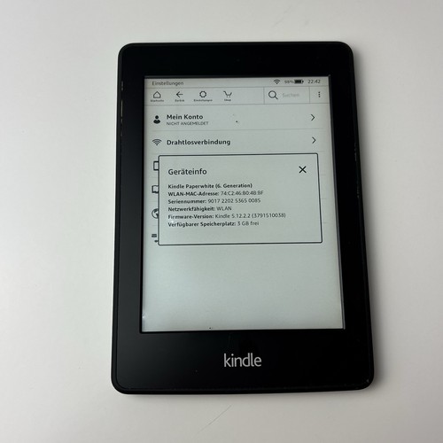 Kindle paperwhite 6 - paperwhite,