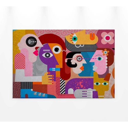 Retro wandbild 60er jahre - jahre, |