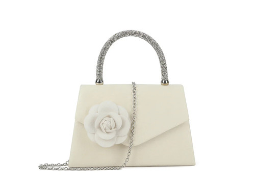 Damen satin top - griff, clutch