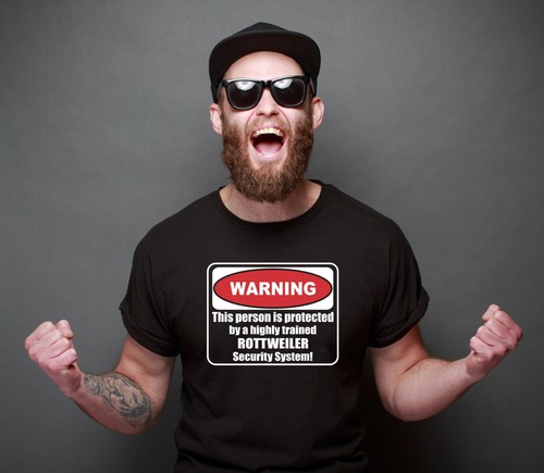 Rottweiler warning lustiger - warning,