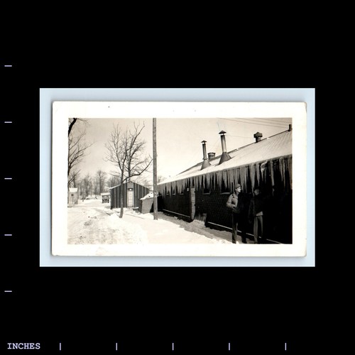 Old vintage photo snow - snow, winter