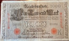 Original Reichsbanknote 1000