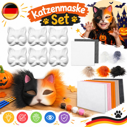 Katzenmaske set stück diy - stück,