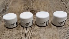 Jolifin Set 4x Acryl Pulver für Acryl Nägel, Klar, Weiß, Roséwein, Dark Skin