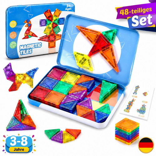 48stk blocks magnetic building - blocks,