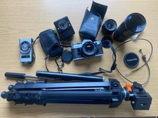 CANON A1  A-1 Kamera mit Zubehör und 3 Objektiven