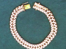 Armband Gold 585, 20,5 cm  x 1 cm, 16,3g